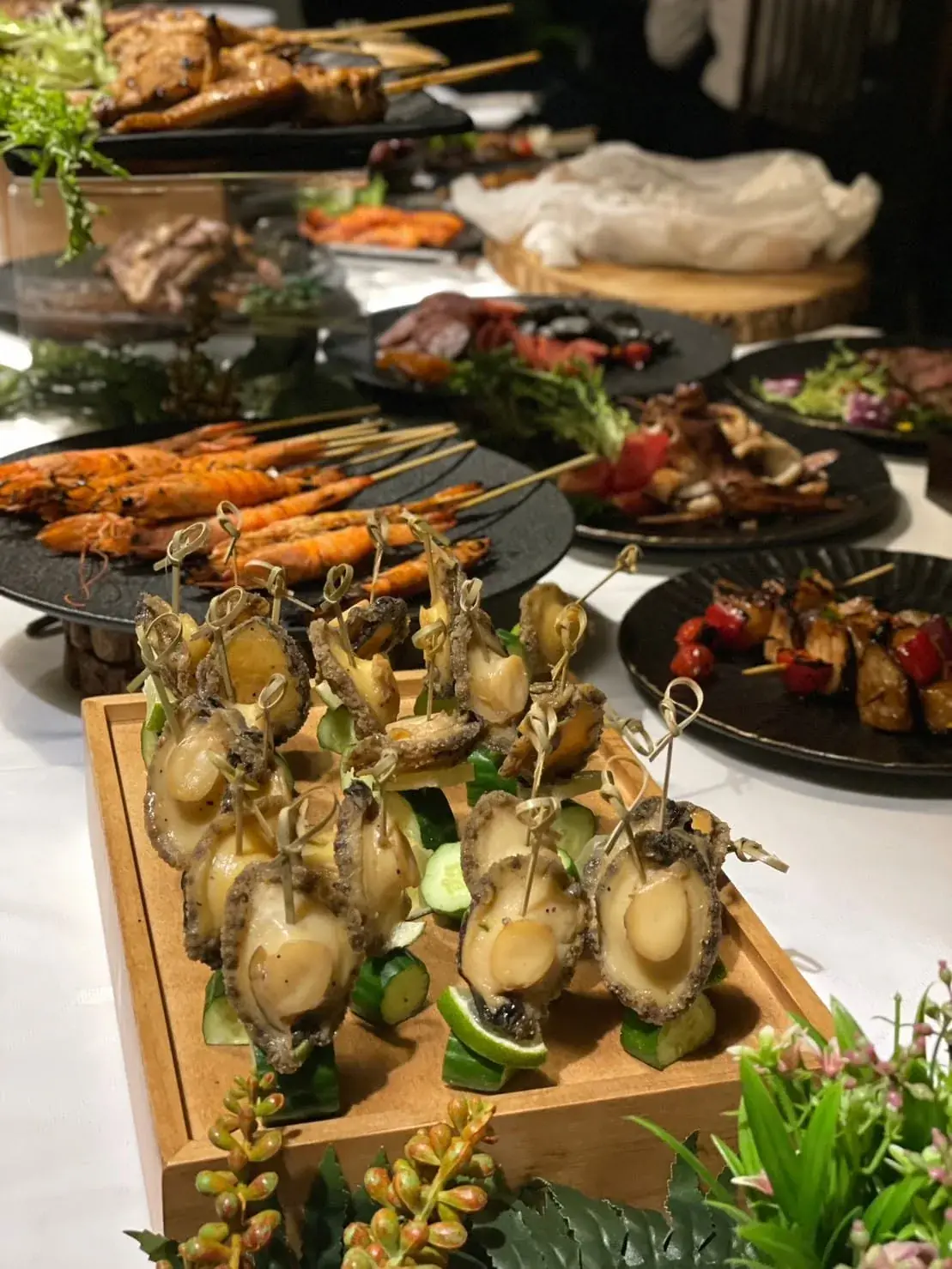 BBQ烤肉外燴鮑魚