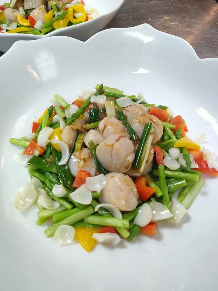 中式外燴桌菜餐點干貝