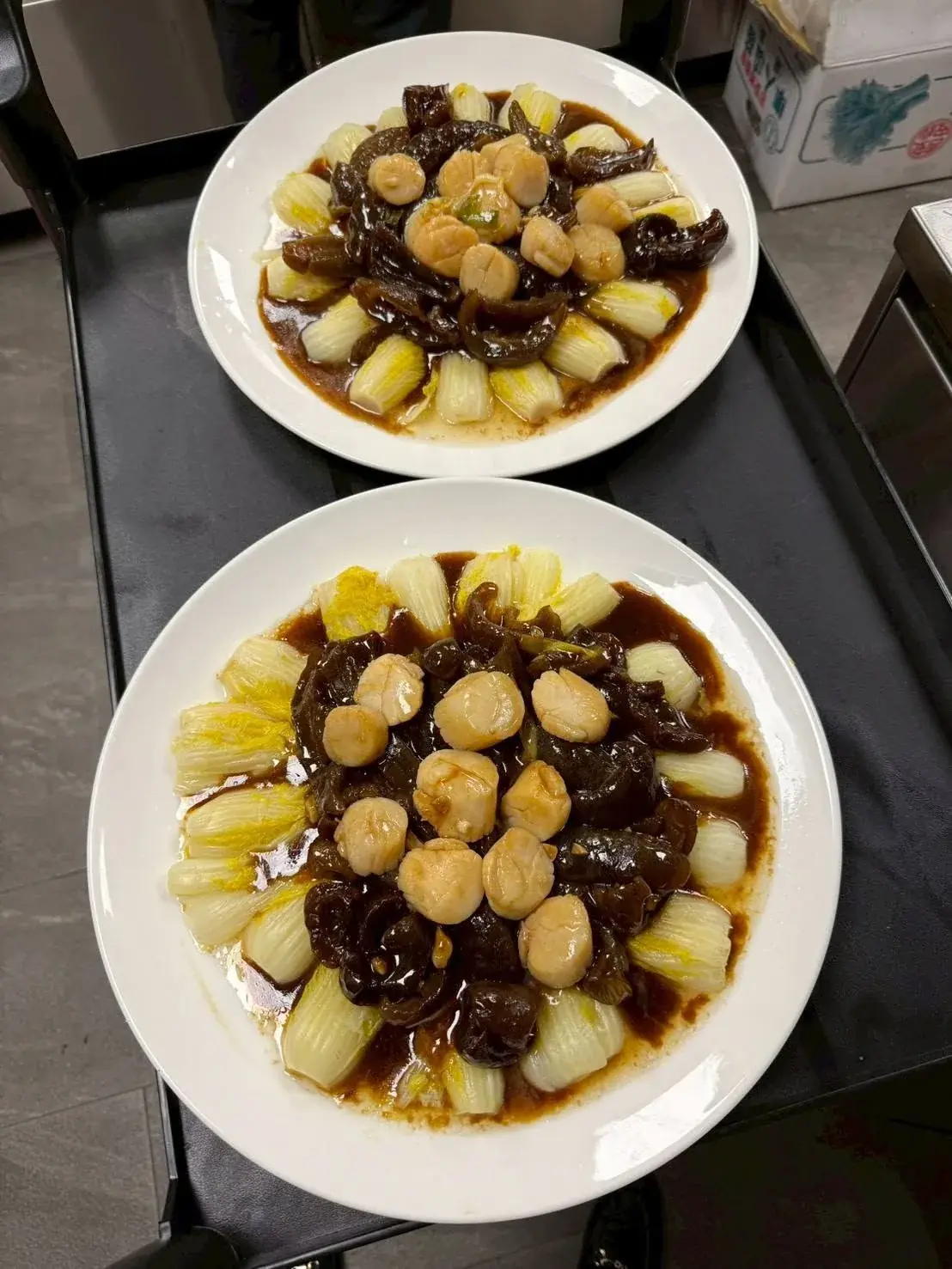 干貝海參雙拼