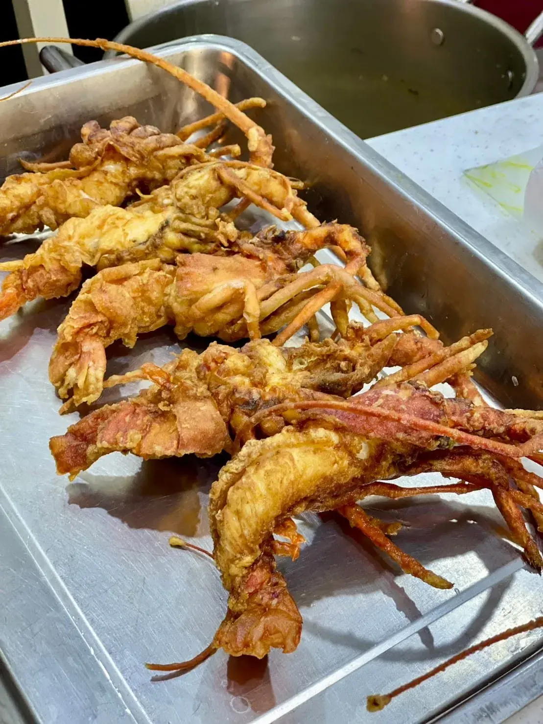 中式套餐稀有軟殼龍蝦
