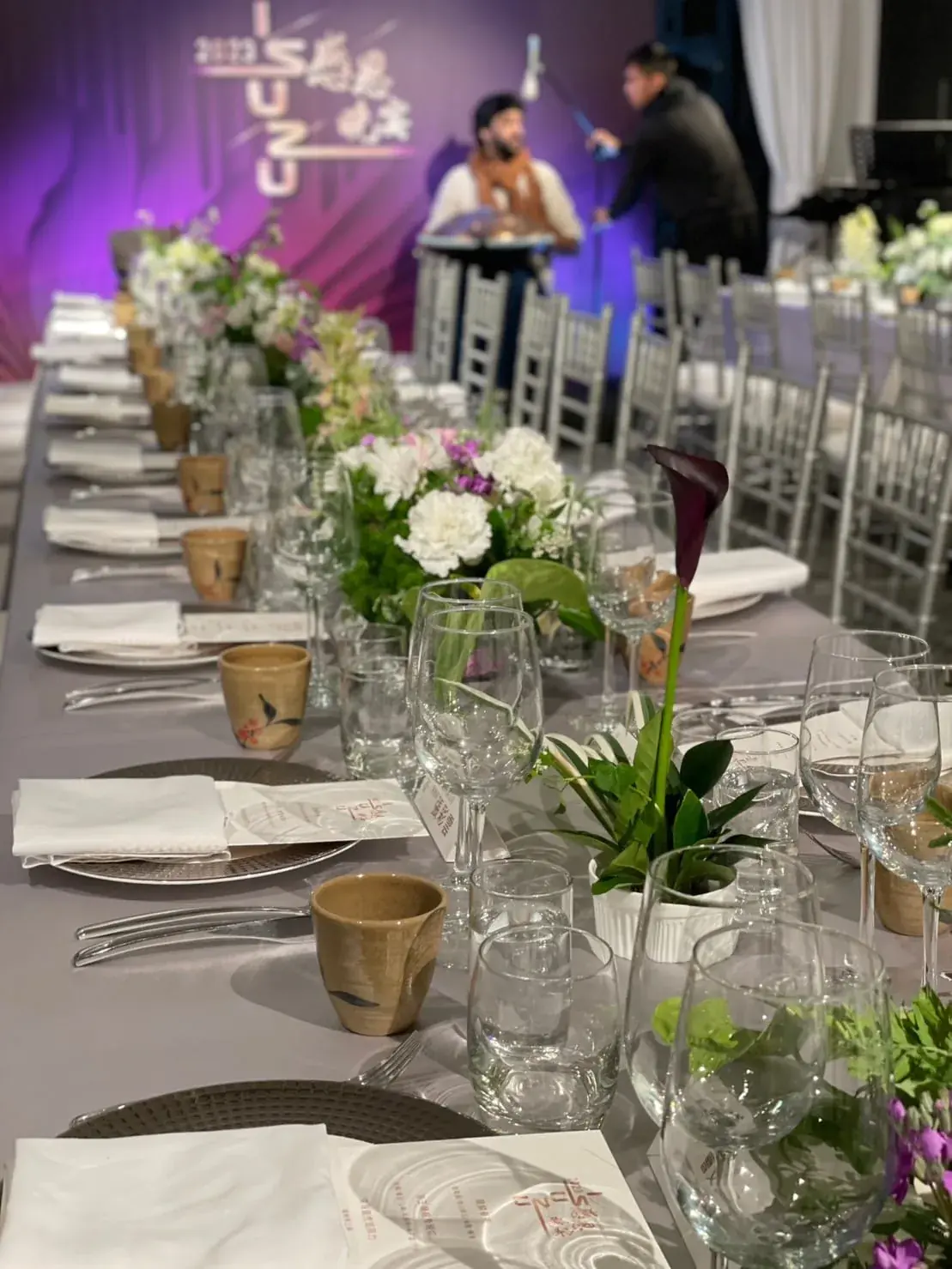 Corporate brand event dining