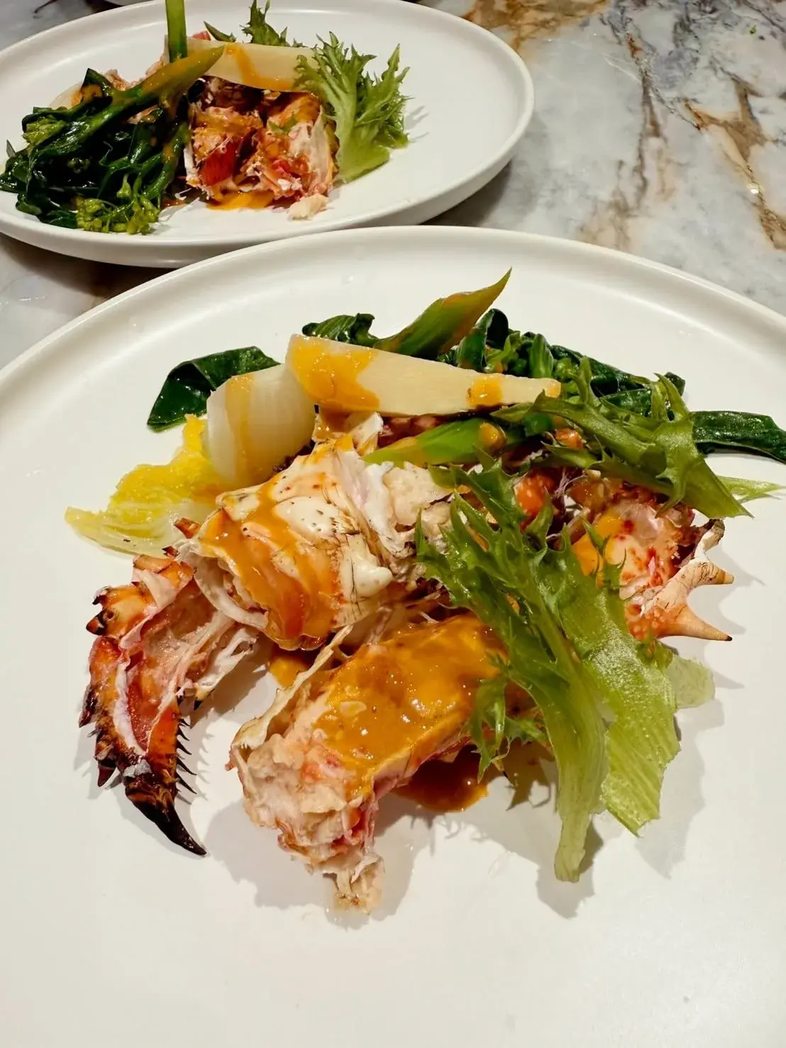 香煎帝王蟹主餐