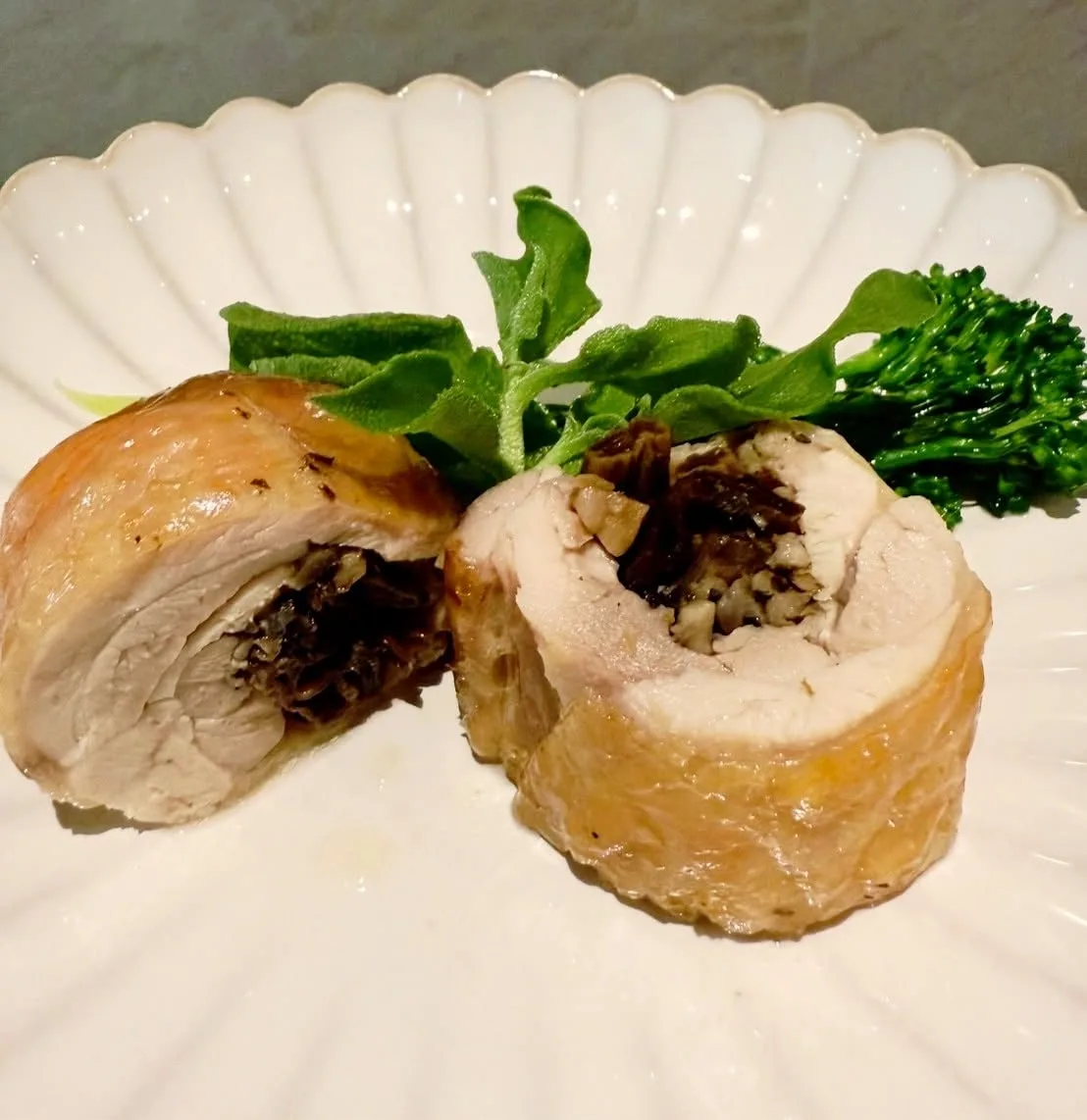 雞肉捲主餐
